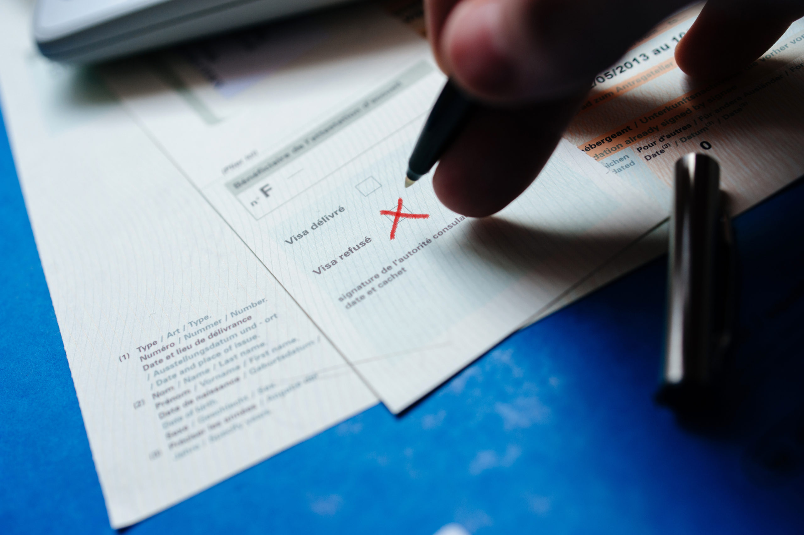 Visa refused Attestation d'accueil Proof of Accommodation for visitors