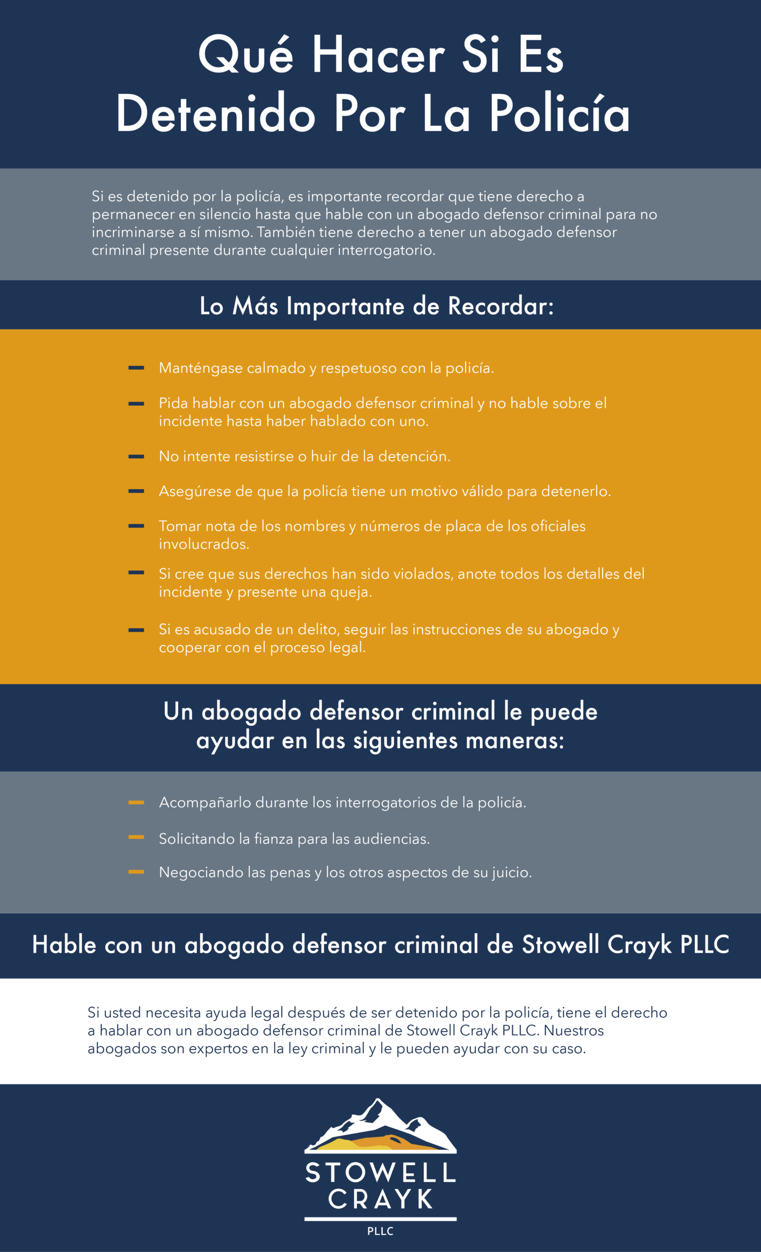 Que hacer si es detenido por la policia